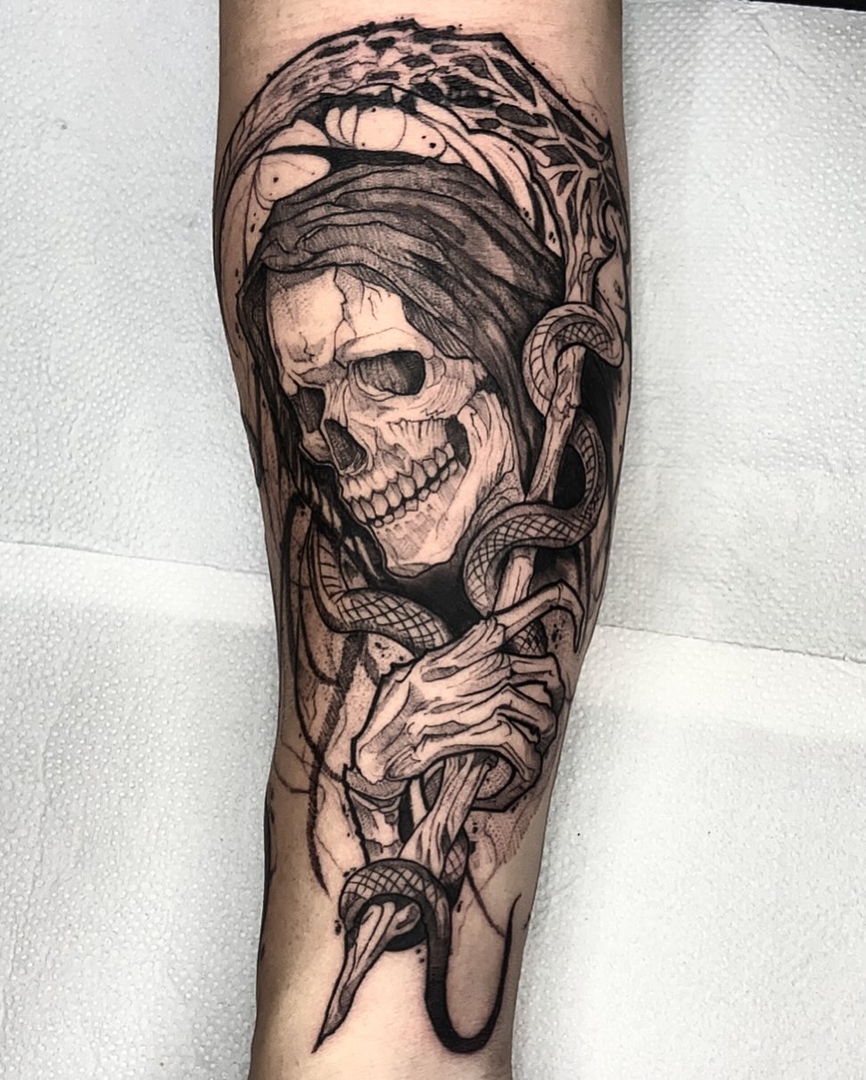 30 Grim Reaper Tattoo Ideas 2026: Dark Aesthetics, Modern Edge & Timeless Symbolism