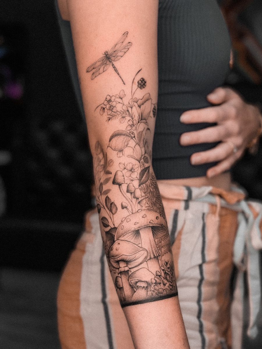29 Magical Mushroom Tattoo Ideas 2026 That Feel Whimsical, Bold, and Nature Inspired