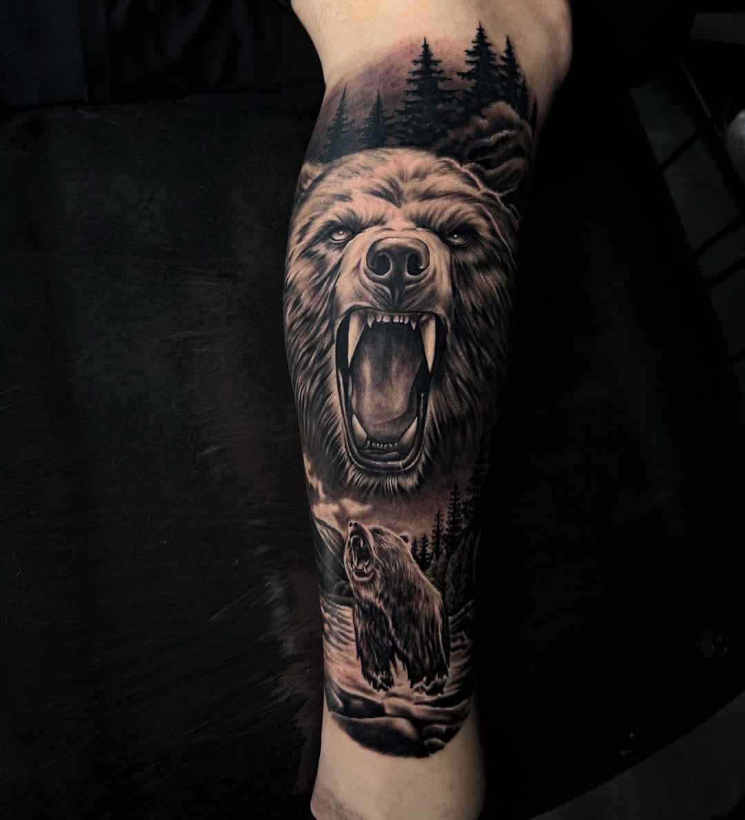 30 Bear Tattoo Ideas 2026: Cute, Realistic, Fine Line & Feminine Designs for Men and Women