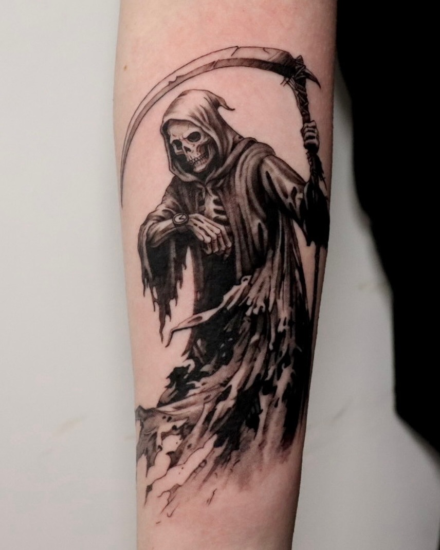 30 Grim Reaper Tattoo Ideas 2026: Dark Aesthetics, Modern Edge & Timeless Symbolism