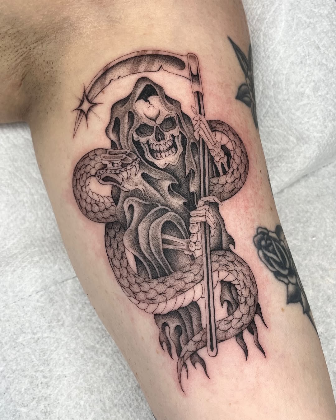 30 Grim Reaper Tattoo Ideas 2026: Dark Aesthetics, Modern Edge & Timeless Symbolism
