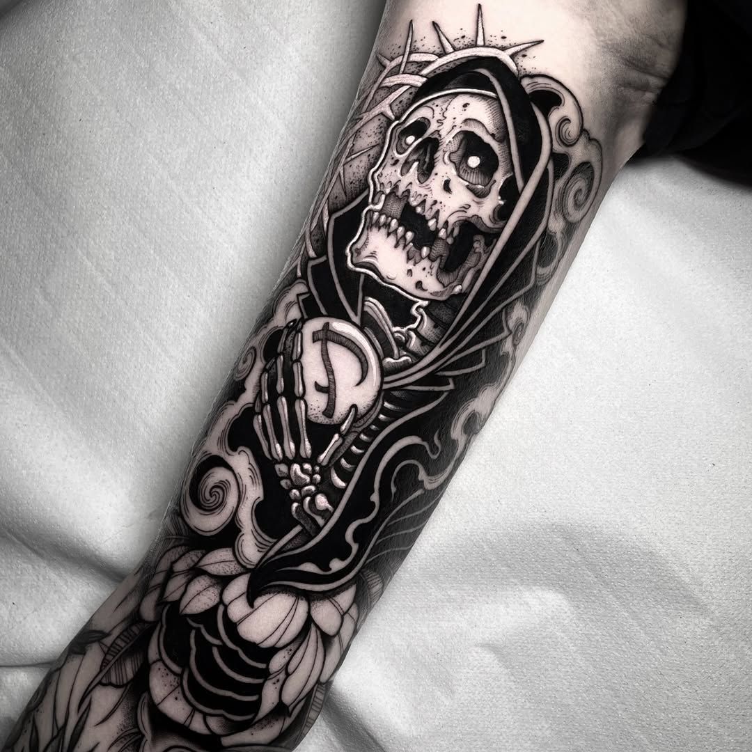 30 Grim Reaper Tattoo Ideas 2026: Dark Aesthetics, Modern Edge & Timeless Symbolism