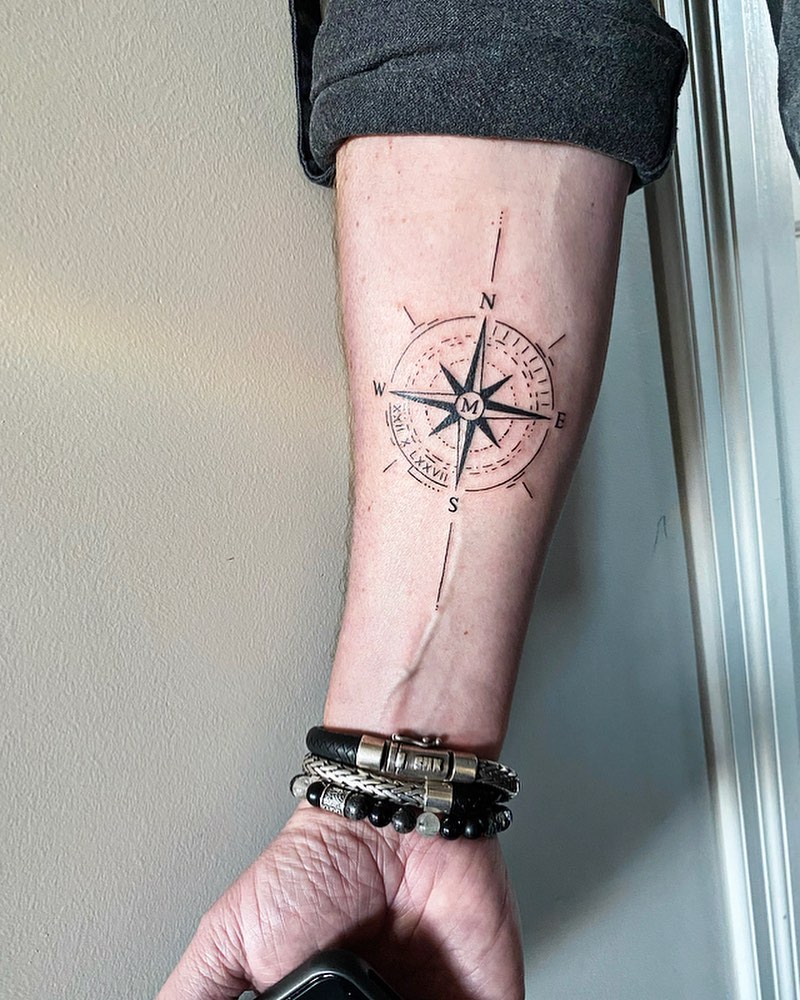 28 Compass Tattoo Ideas 2026: Meaningful Designs for Men and Women Who Love Adventure