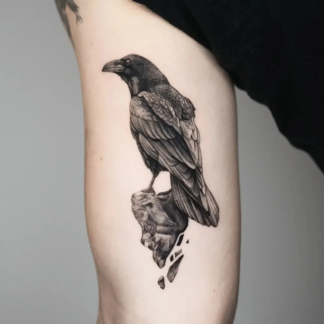 27 Crow Tattoo Ideas 2026: Dark, Symbolic & Stylish Raven Designs for Women and Men