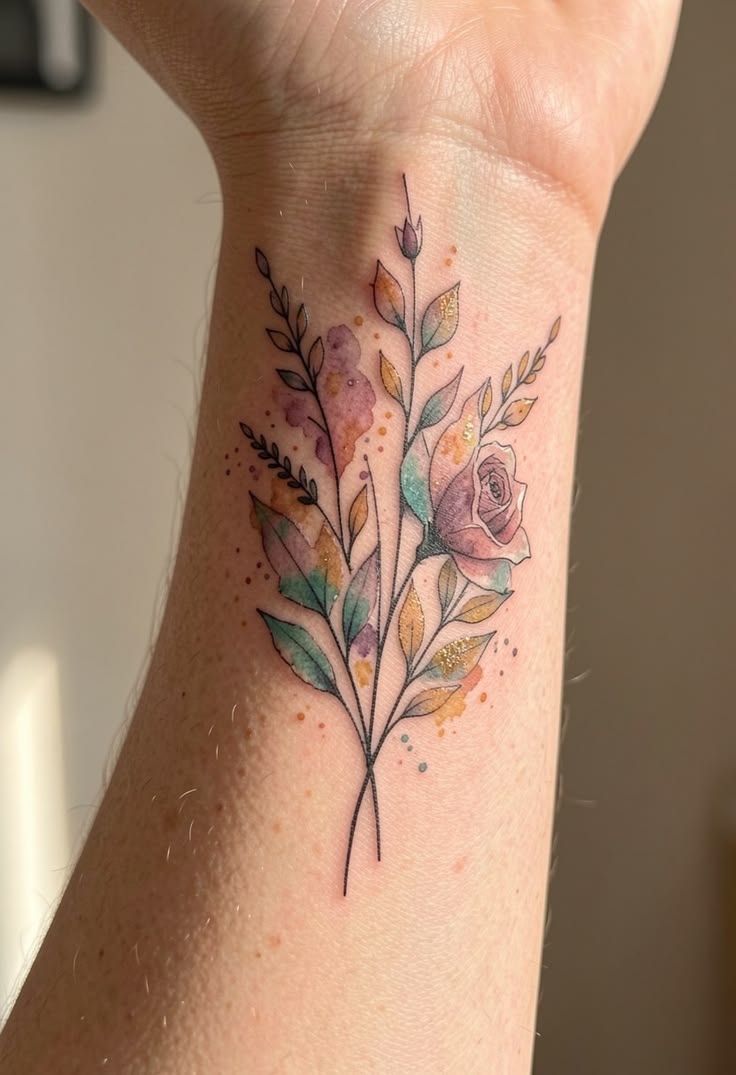 28 Watercolor Tattoo Ideas 2026: Dreamy Ink Designs Full of Color and Emotion