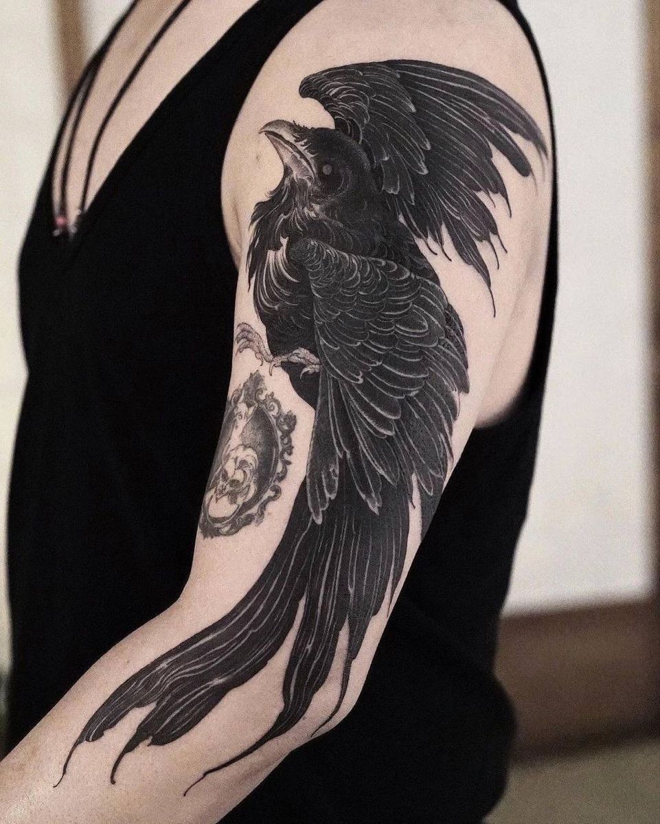 27 Crow Tattoo Ideas 2026: Dark, Symbolic & Stylish Raven Designs for Women and Men