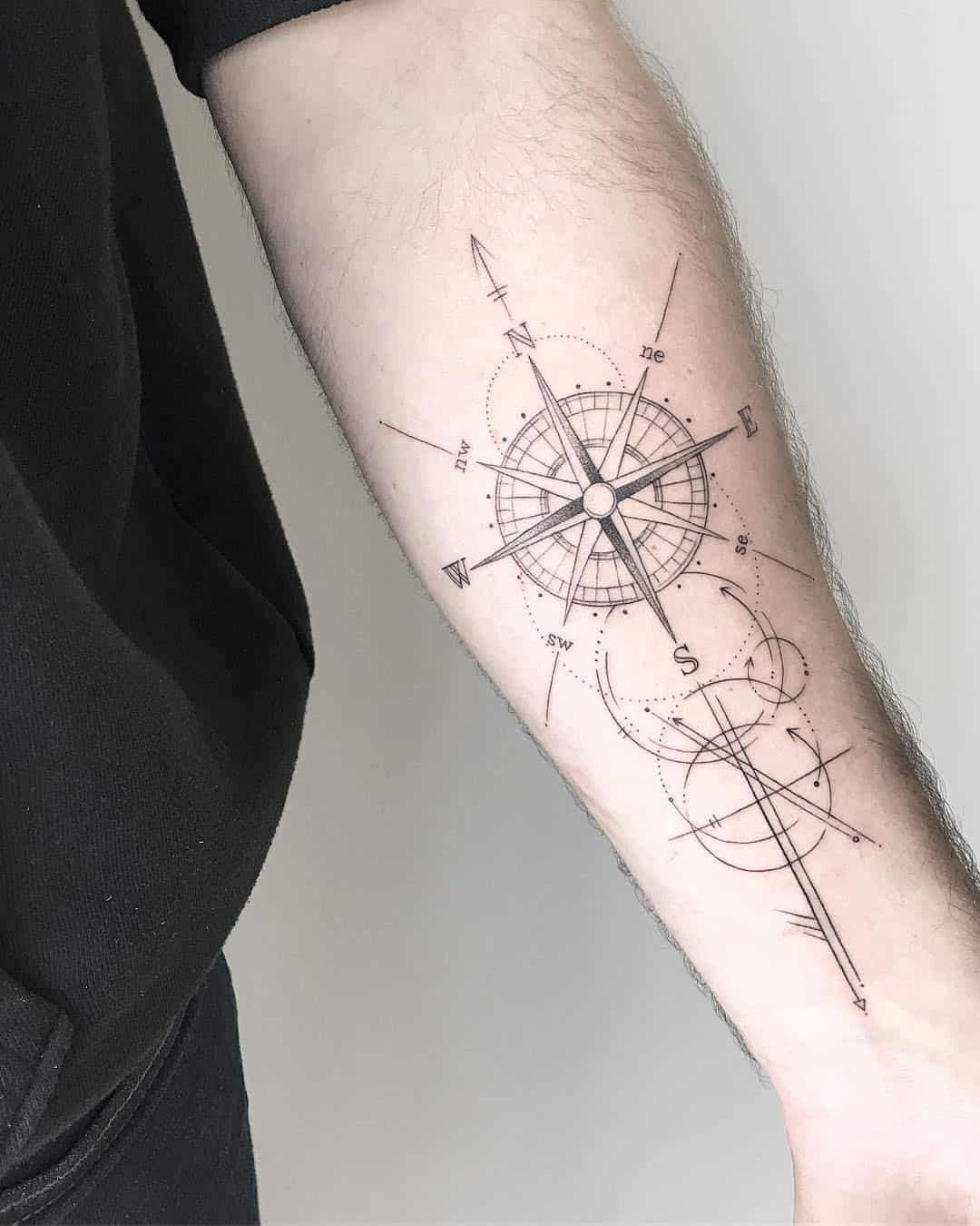 28 Compass Tattoo Ideas 2026: Meaningful Designs for Men and Women Who Love Adventure