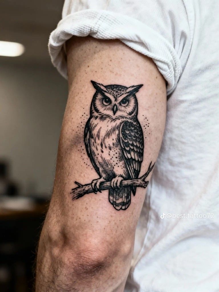 26 Owl Tattoo Ideas 2026 That Blend Dark Realism, Fine Line Art, and Timeless Symbolism