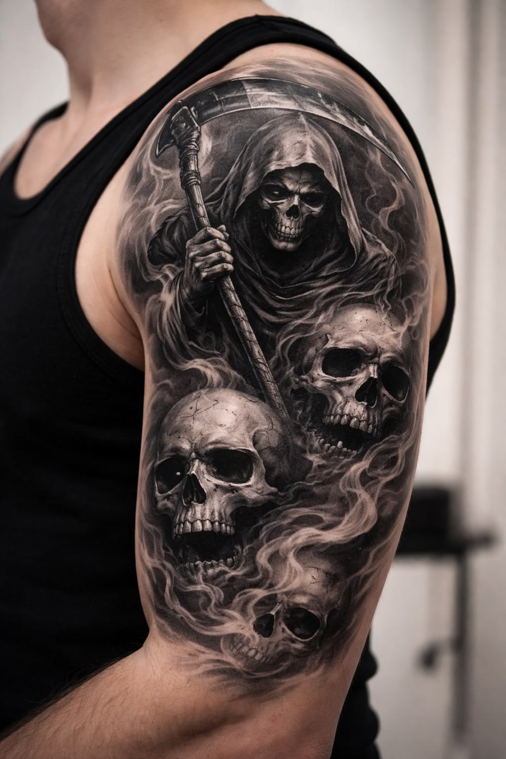 30 Grim Reaper Tattoo Ideas 2026: Dark Aesthetics, Modern Edge & Timeless Symbolism