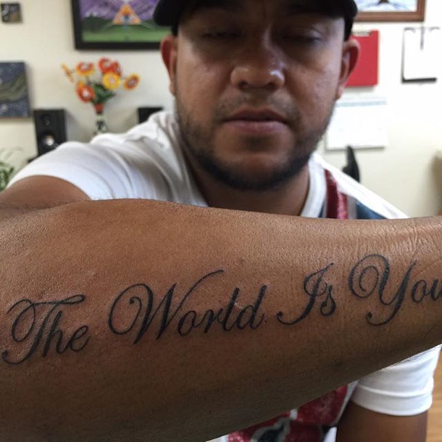 The World Is Yours Tattoo Ideas 2026: 28 Meaningful Designs That Turn a Famous Quote Into Personal Art
