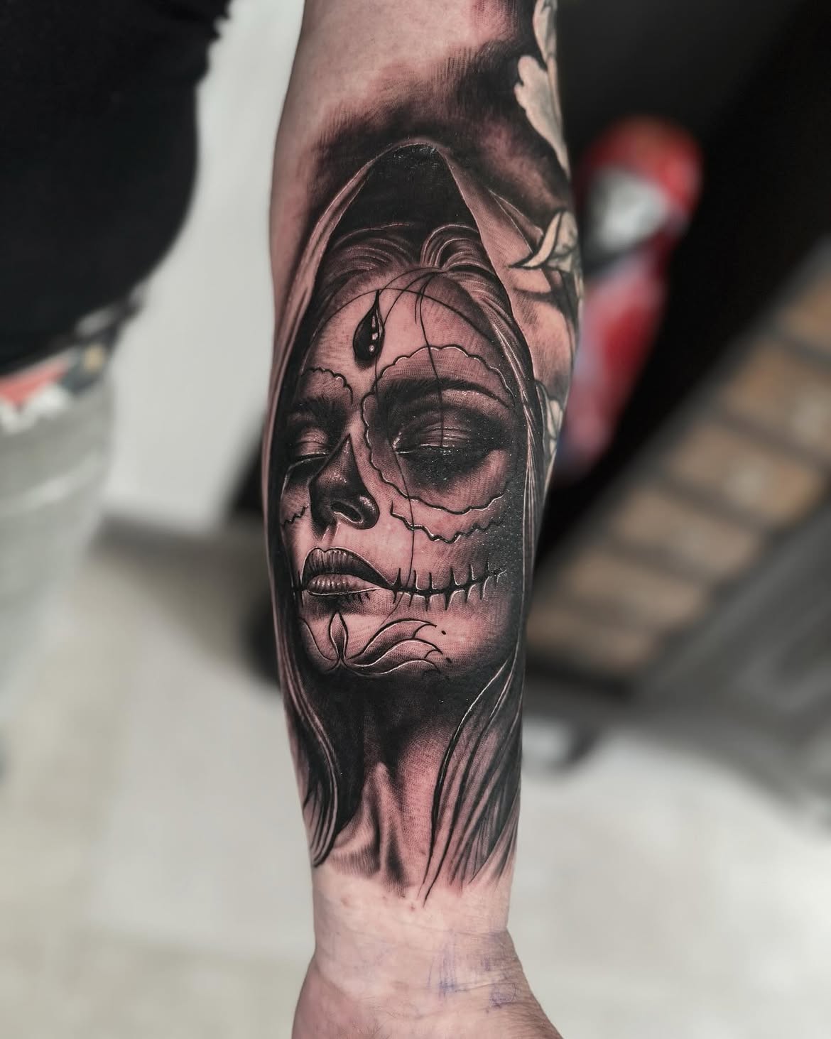 31 Santa Muerte Tattoo Ideas 2026: Powerful Designs with Meaning, Faith, and Timeless Black & Grey Style