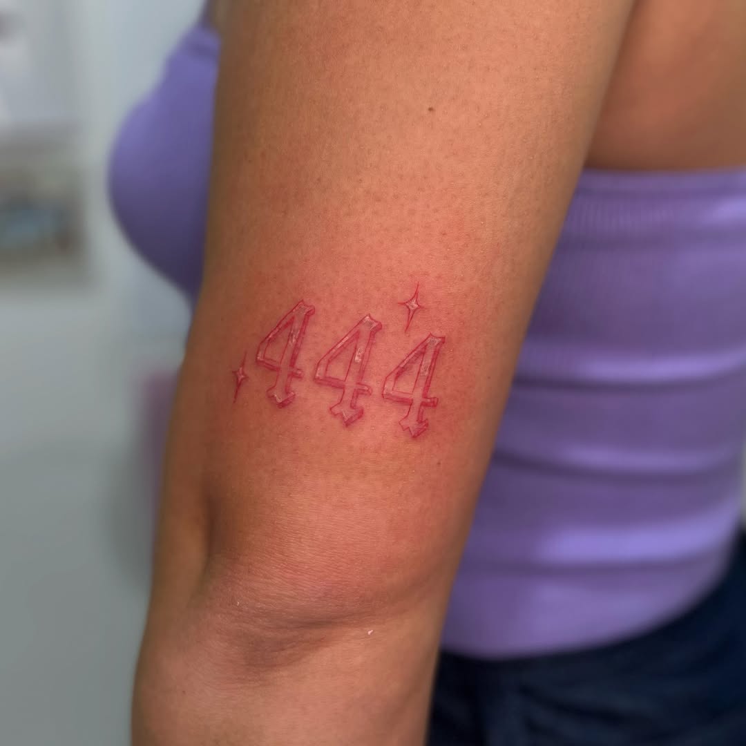 26 Ideas 444 Tattoo 2026: Meaningful Angel Number Designs, Placement Ideas & Modern Inspiration