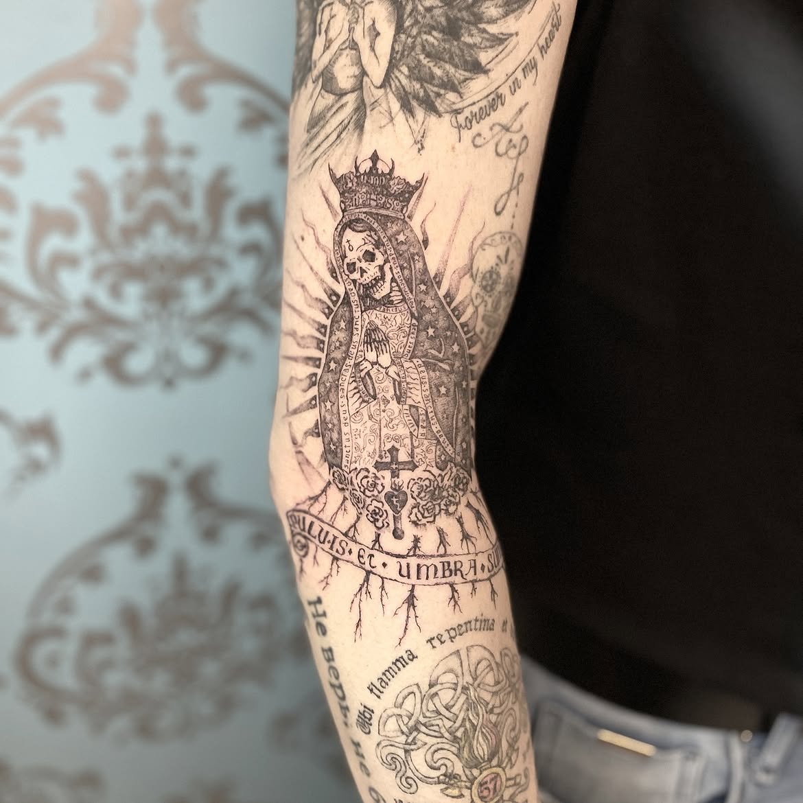 31 Santa Muerte Tattoo Ideas 2026: Powerful Designs with Meaning, Faith, and Timeless Black & Grey Style
