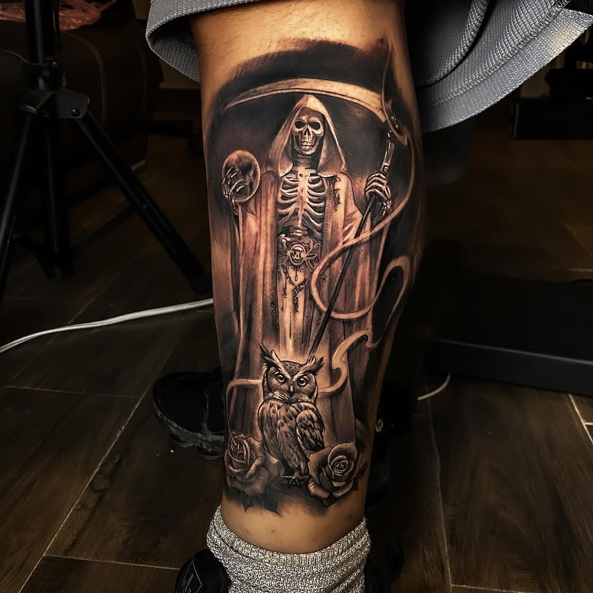 31 Santa Muerte Tattoo Ideas 2026: Powerful Designs with Meaning, Faith, and Timeless Black & Grey Style