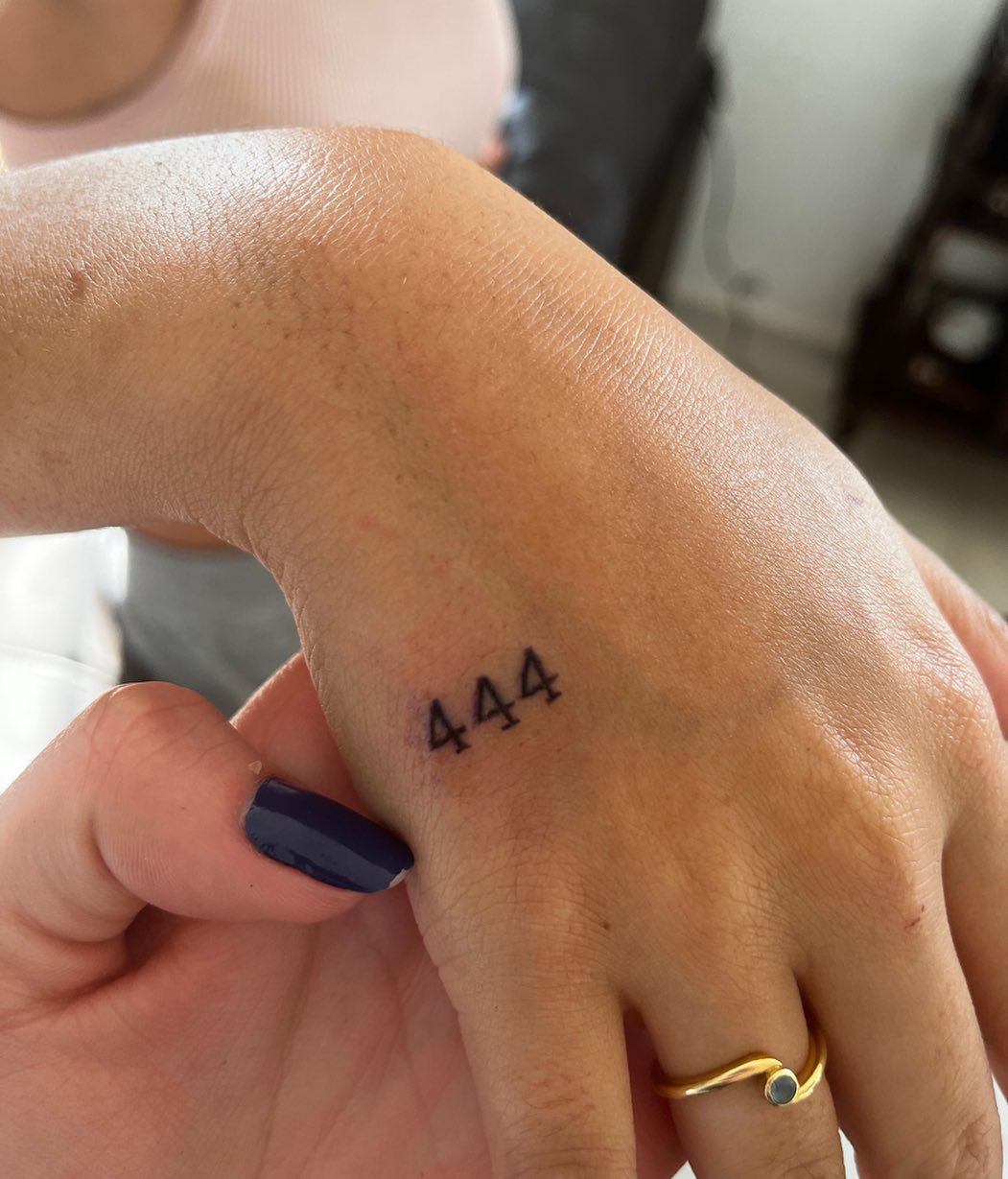 26 Ideas 444 Tattoo 2026: Meaningful Angel Number Designs, Placement Ideas & Modern Inspiration