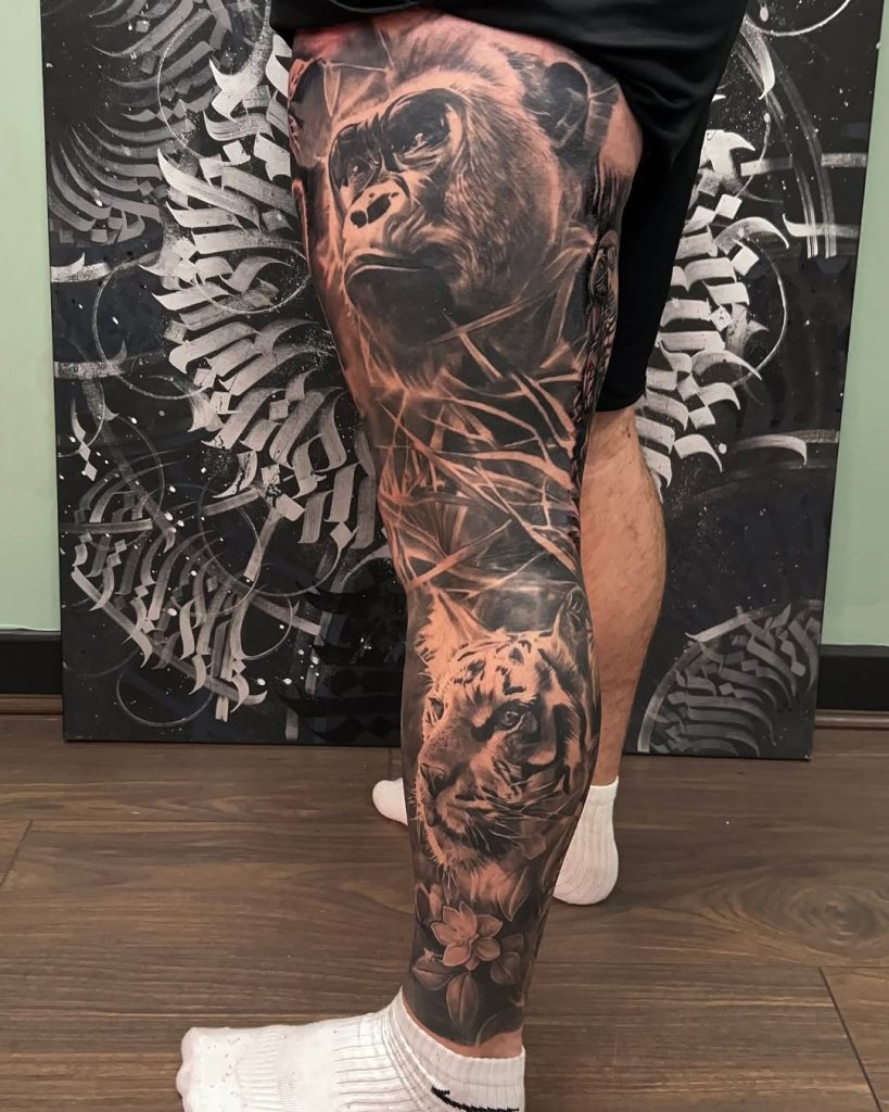 Leg Sleeve Tattoo Ideas 2026: 28 Male, Women's, Floral, Patchwork ...