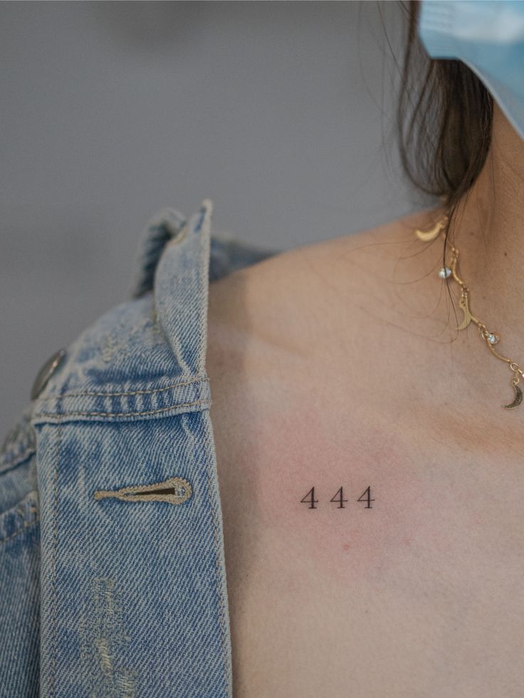26 Ideas 444 Tattoo 2026: Meaningful Angel Number Designs, Placement Ideas & Modern Inspiration