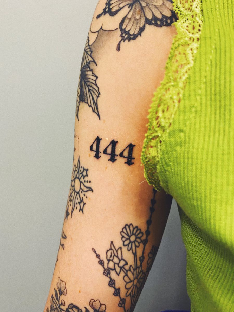 26 Ideas 444 Tattoo 2026: Meaningful Angel Number Designs, Placement Ideas & Modern Inspiration