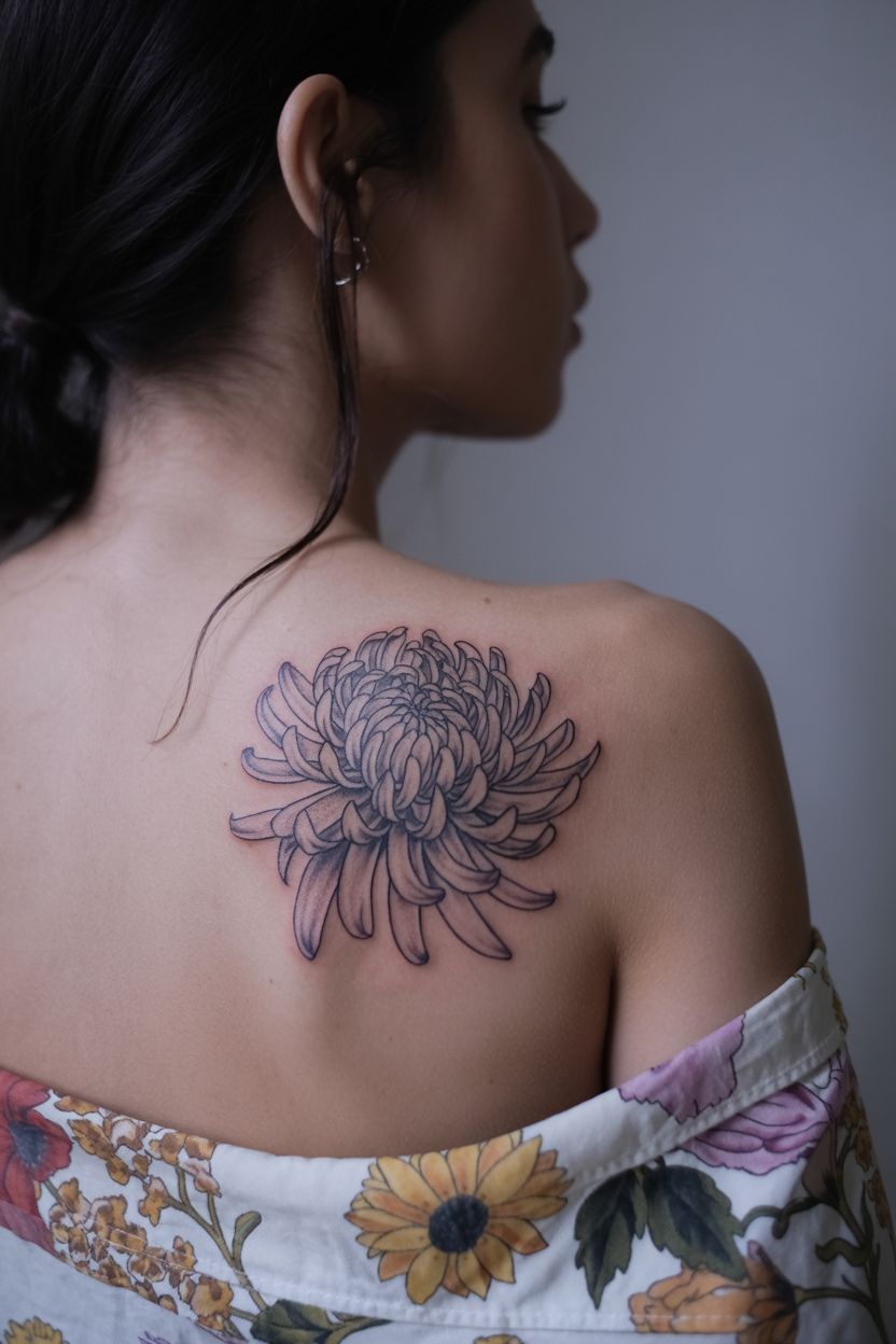 29 Chrysanthemum Tattoo Ideas 2026: Elegant Floral Designs Full of Meaning