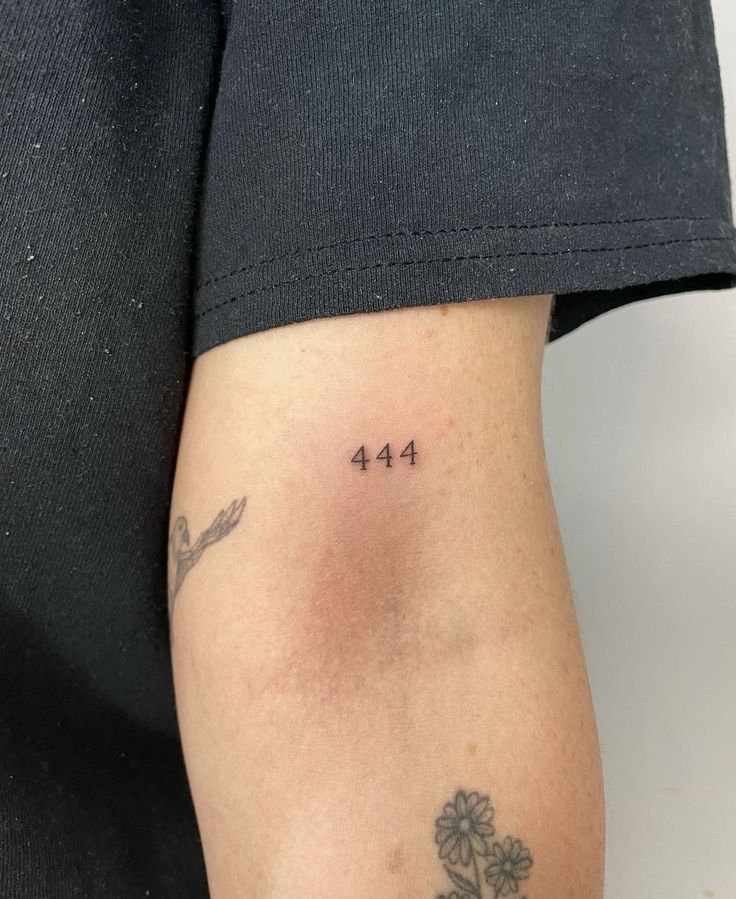 26 Ideas 444 Tattoo 2026: Meaningful Angel Number Designs, Placement Ideas & Modern Inspiration