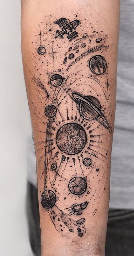 27 Space Tattoo Ideas 2026: Cosmic Designs That Turn the Universe Into Personal Art