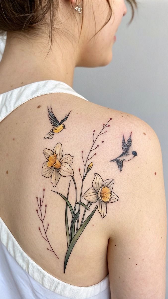 28 Daffodil Tattoo Ideas 2026: Beautiful Designs That Celebrate New Beginnings
