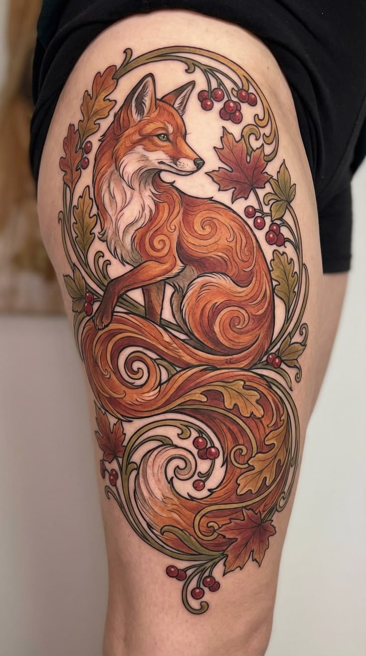 29 Fox Tattoo Ideas 2026: Creative Designs Full of Mystery, Nature, and Personality