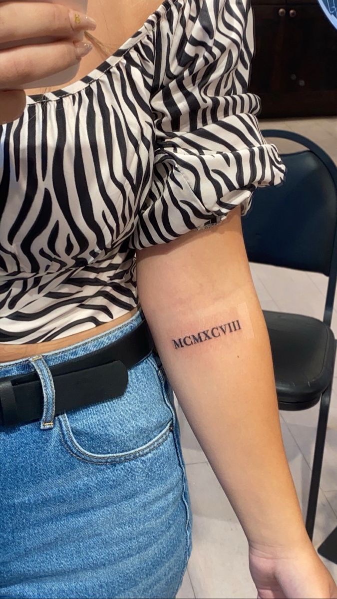 28 Roman Numerals Tattoo Ideas 2026: Timeless Date Tattoos That Never Go Out of Style