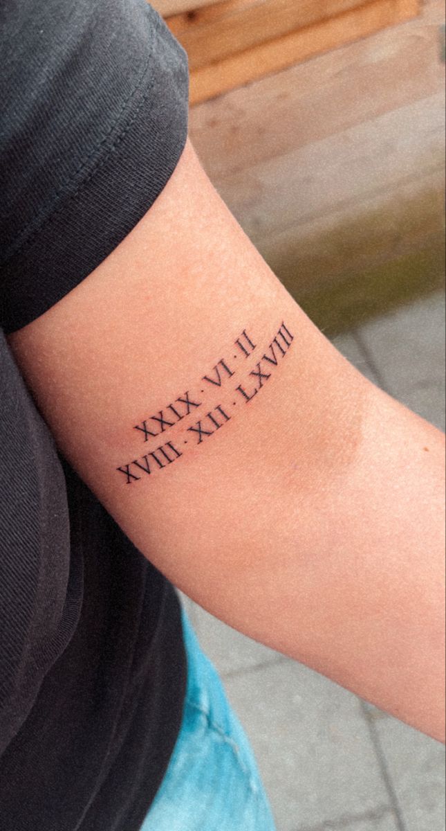 28 Roman Numerals Tattoo Ideas 2026: Timeless Date Tattoos That Never Go Out of Style