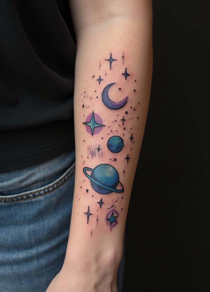 27 Space Tattoo Ideas 2026: Cosmic Designs That Turn the Universe Into Personal Art