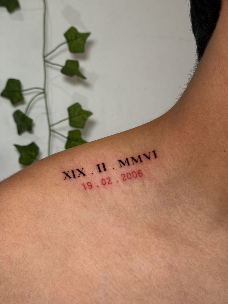 28 Roman Numerals Tattoo Ideas 2026: Timeless Date Tattoos That Never Go Out of Style