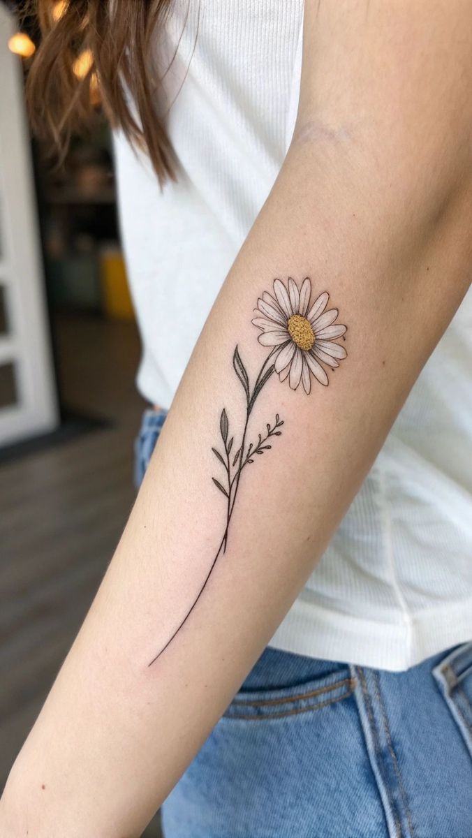 29 Daisy Tattoo Ideas 2026: Beautiful Designs Full of Meaning, Simplicity, and Timeless Charm