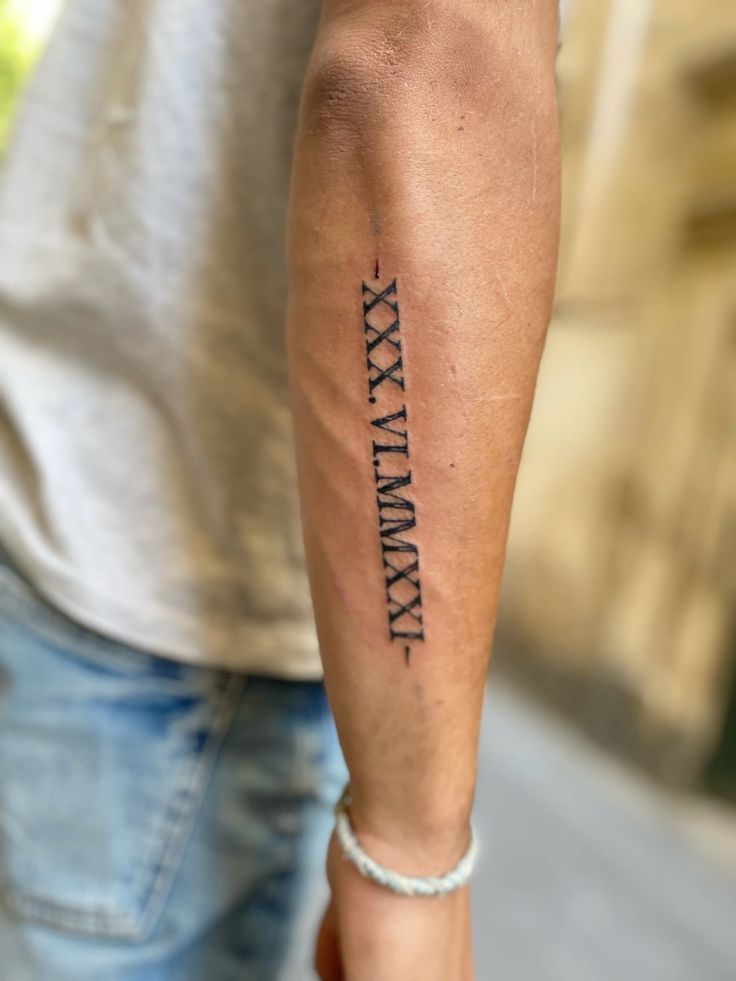 28 Roman Numerals Tattoo Ideas 2026: Timeless Date Tattoos That Never Go Out of Style