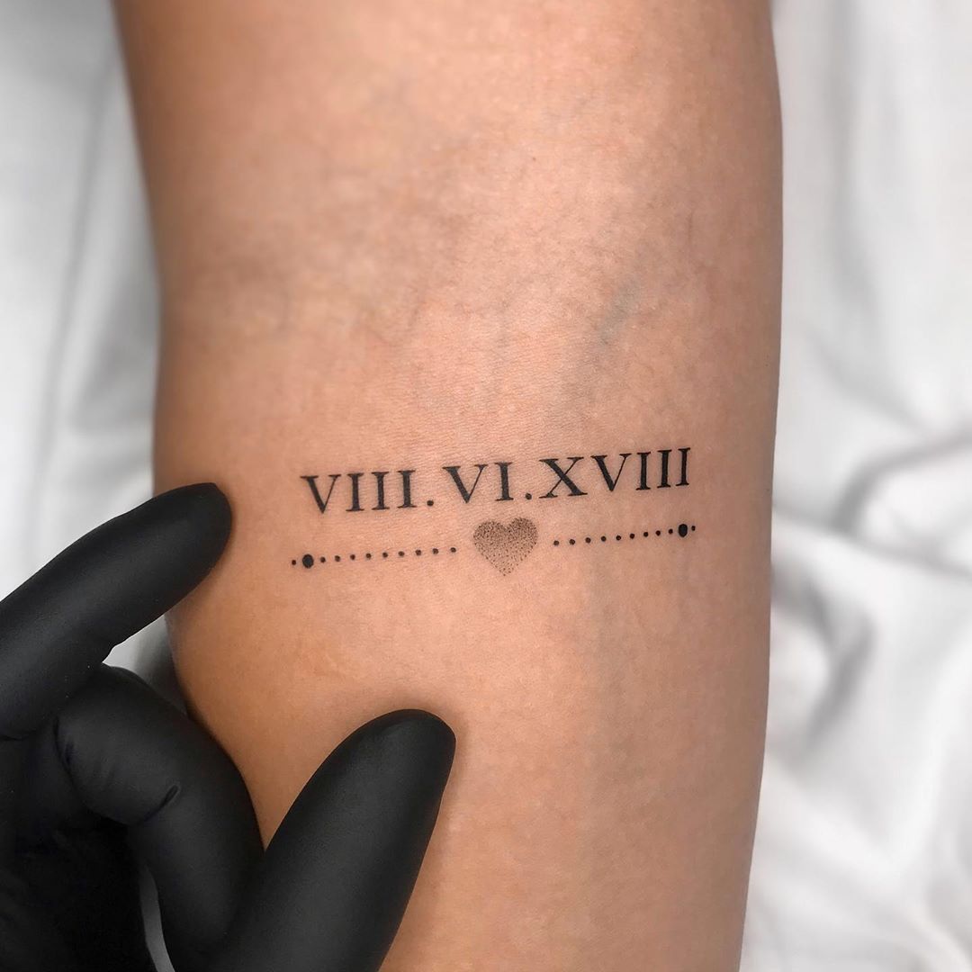 29 Roman Numeral Tattoo Ideas: Timeless Designs for Meaningful Dates and Memories