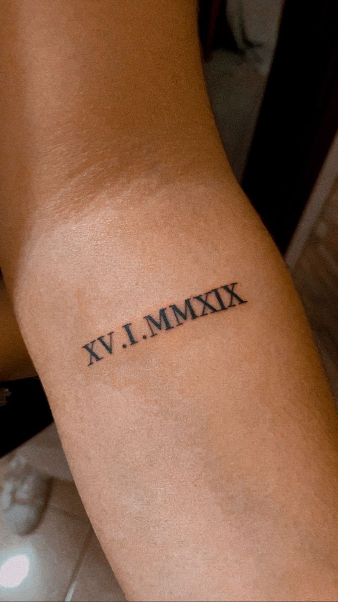 29 Roman Numeral Tattoo Ideas: Timeless Designs for Meaningful Dates and Memories
