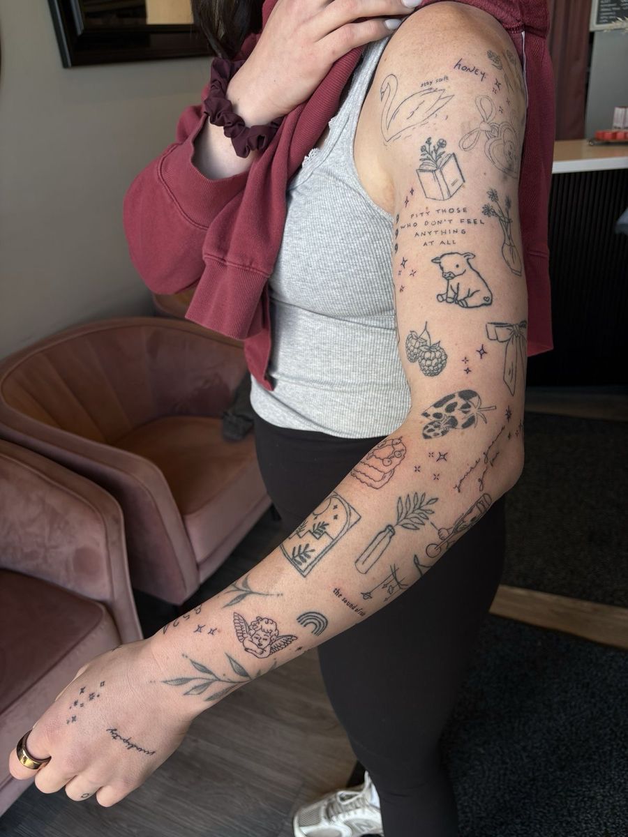 26 Patchwork Tattoo Ideas 2026: Creative Sleeves, Fine Line Designs and Personal Collections