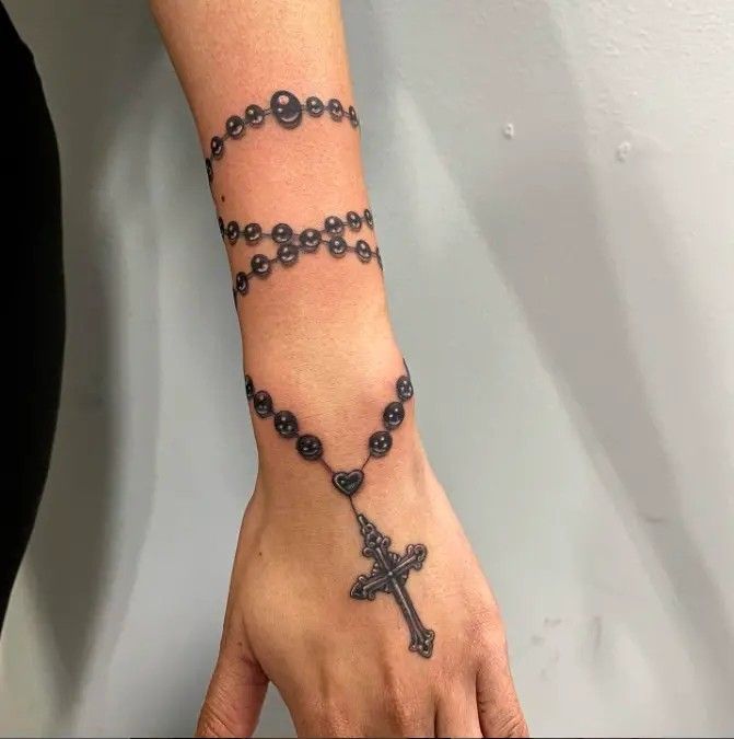 26 Rosary Tattoo Ideas: Meaningful Designs From Dainty Beads to Statement Crosses