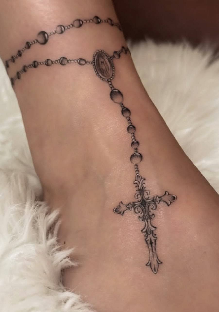 26 Rosary Tattoo Ideas: Meaningful Designs From Dainty Beads to Statement Crosses