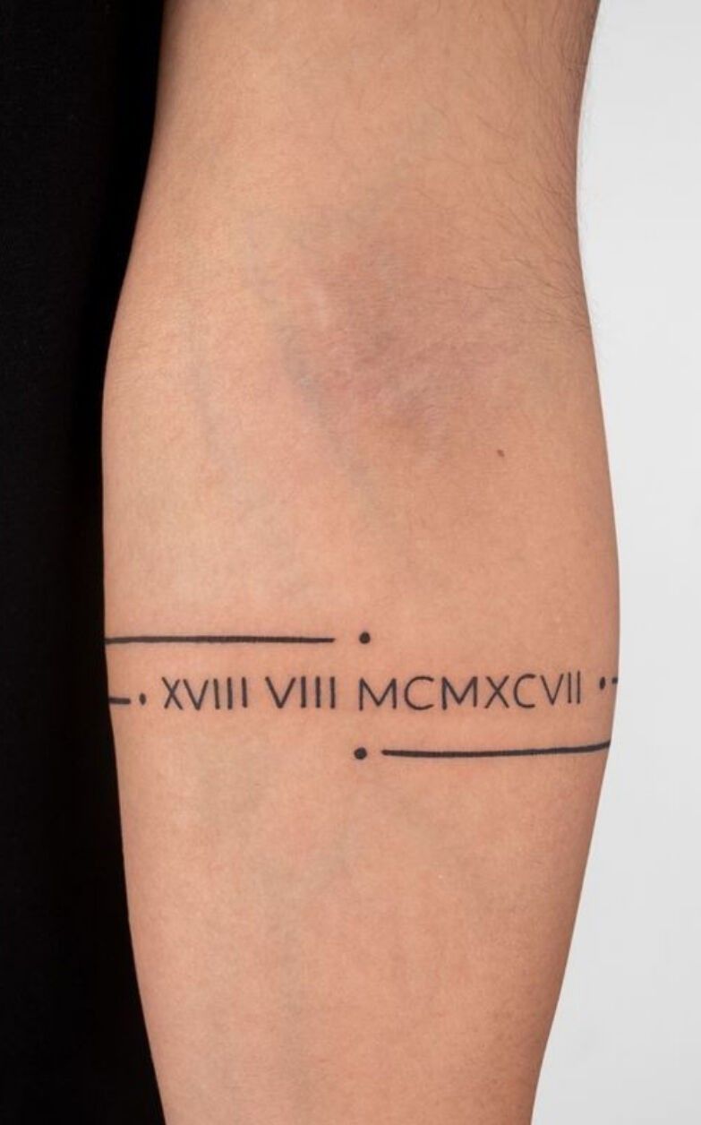29 Roman Numeral Tattoo Ideas: Timeless Designs for Meaningful Dates and Memories