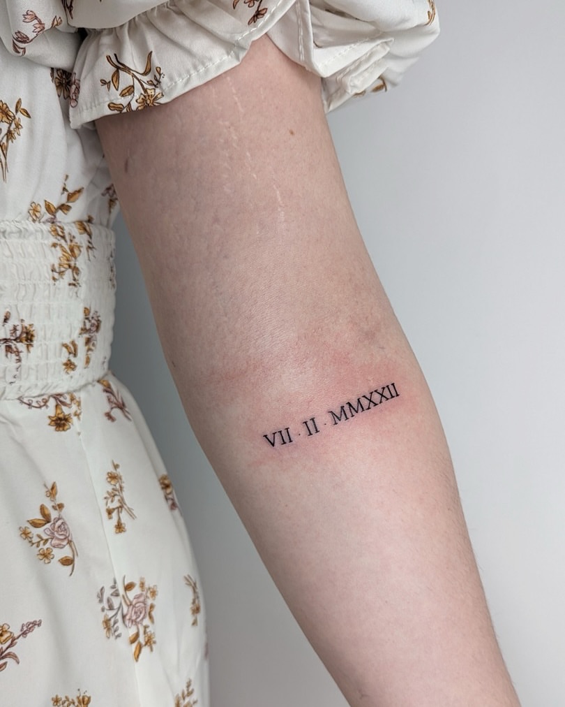 29 Roman Numeral Tattoo Ideas: Timeless Designs for Meaningful Dates and Memories