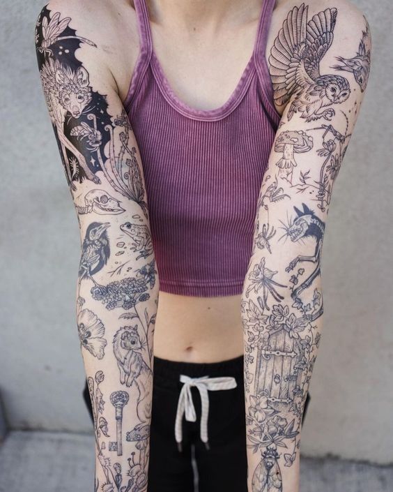 26 Patchwork Tattoo Ideas 2026: Creative Sleeves, Fine Line Designs and Personal Collections