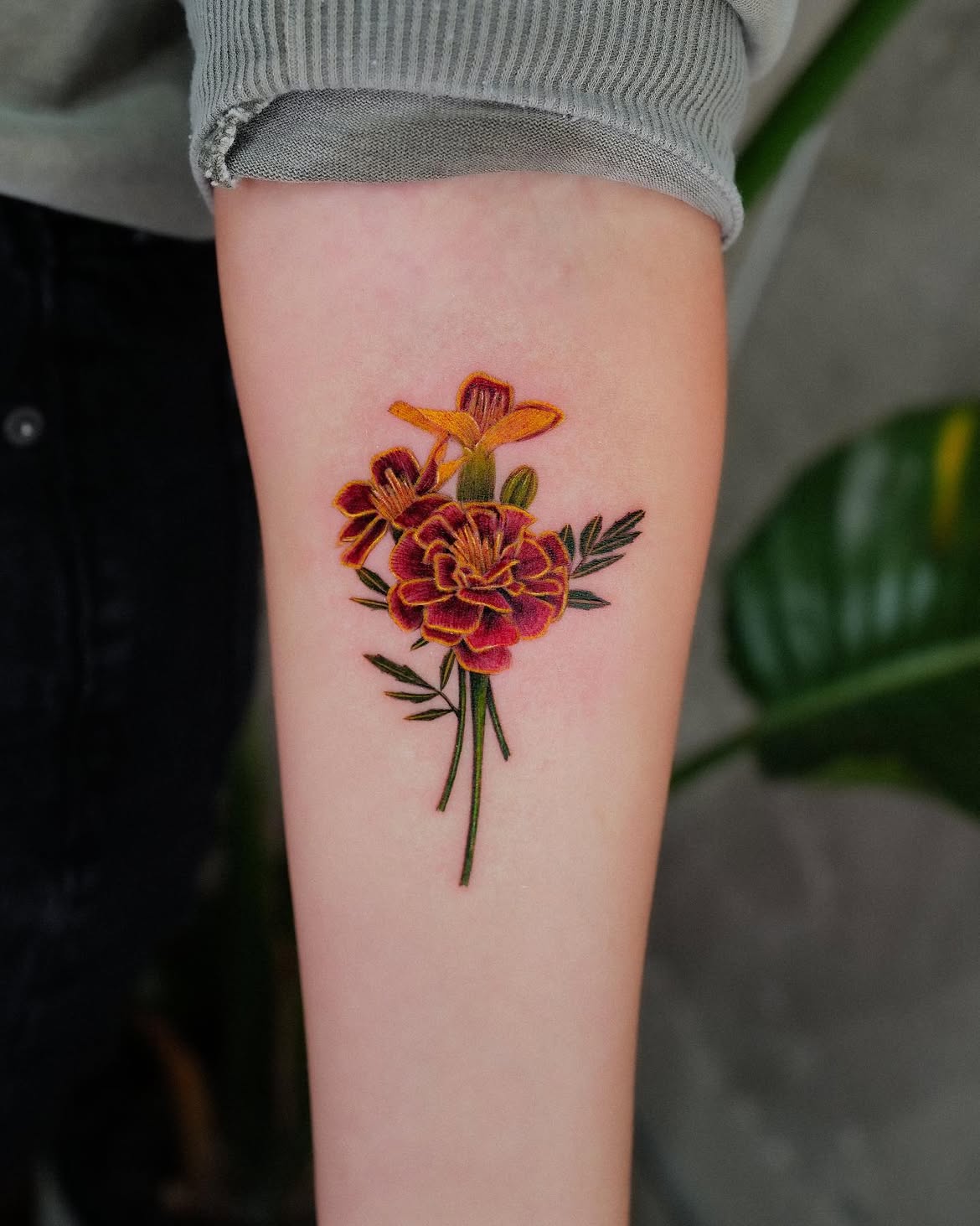 30 Marigold Tattoo Ideas 2026: Beautiful Floral Designs Full of Color and Meaning