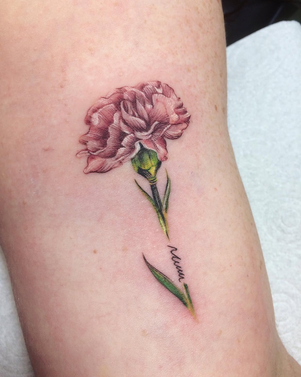 28 Carnation Tattoo Ideas 2026: Delicate Florals, Fine Lines, and Rich Red Ink