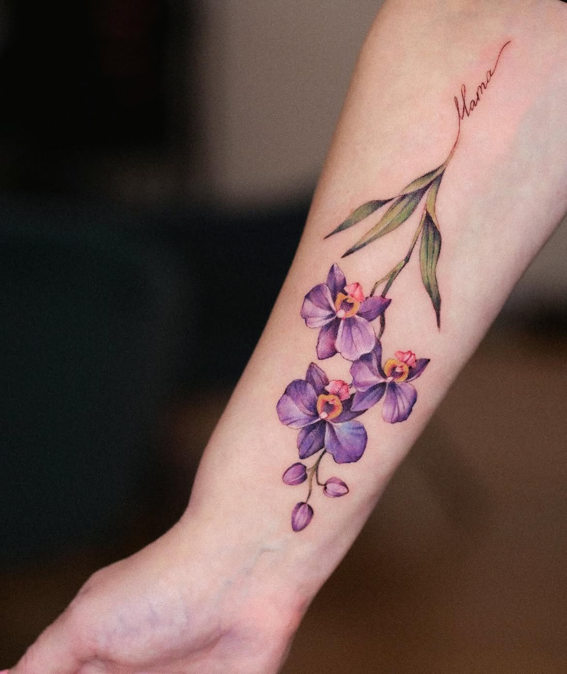 28 Elegant Orchid Tattoo Ideas 2026: Fine Line, Color, Minimalist & Floral Designs