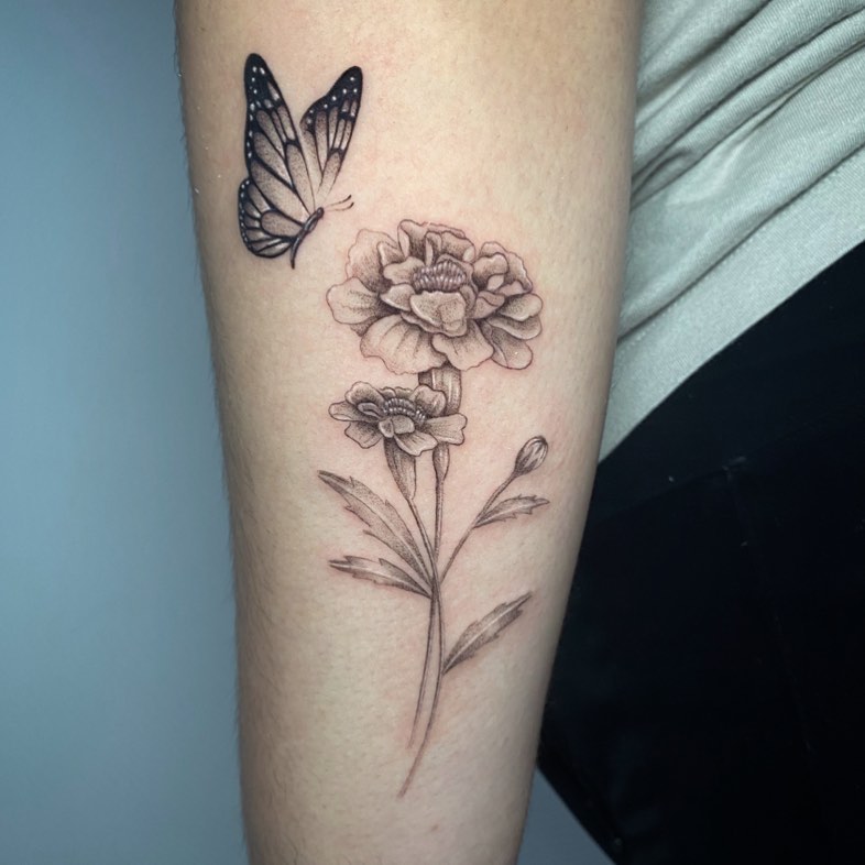 30 Marigold Tattoo Ideas 2026: Beautiful Floral Designs Full of Color and Meaning