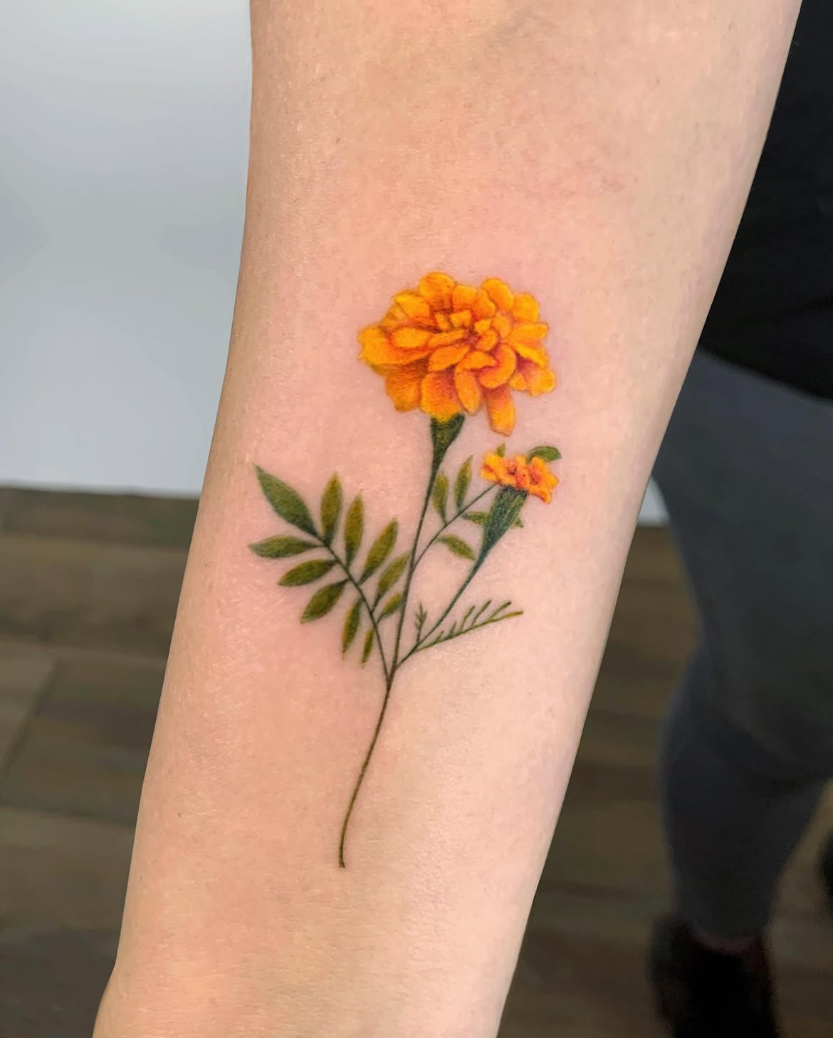 30 Marigold Tattoo Ideas 2026: Beautiful Floral Designs Full of Color and Meaning