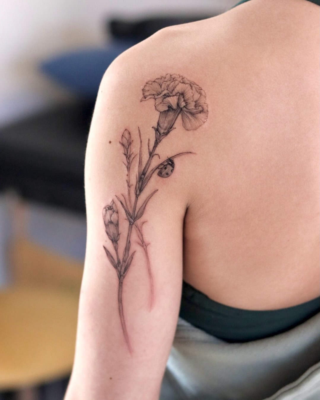 28 Carnation Tattoo Ideas 2026: Delicate Florals, Fine Lines, and Rich Red Ink