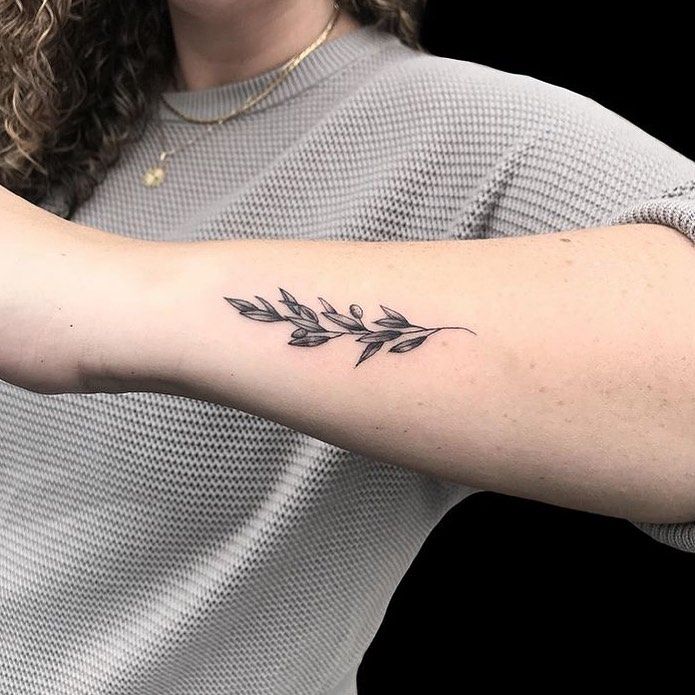 31 Olive Branch Tattoo Ideas 2026: Fine Line, Dainty and Meaningful Designs