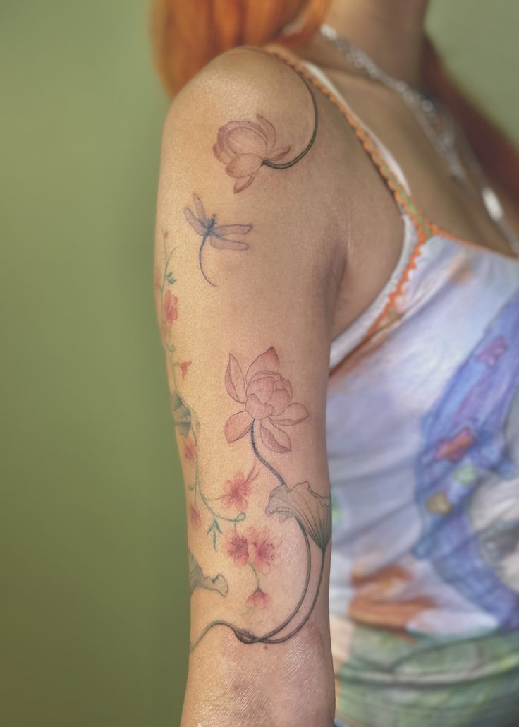 28 Water Lily Tattoo Ideas 2026: Beautiful Fine Line, Color and Japanese Designs