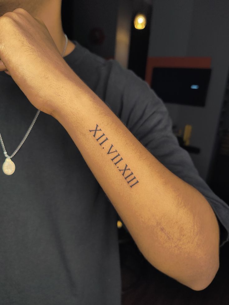 29 Roman Numeral Tattoo Ideas: Timeless Designs for Meaningful Dates and Memories